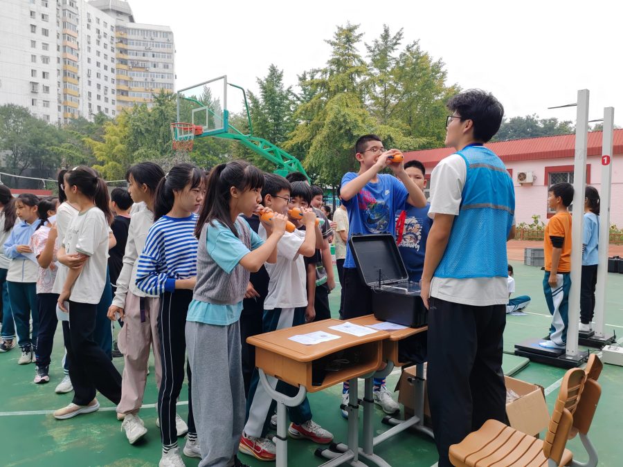 学生体质测试考场布置-50米跑