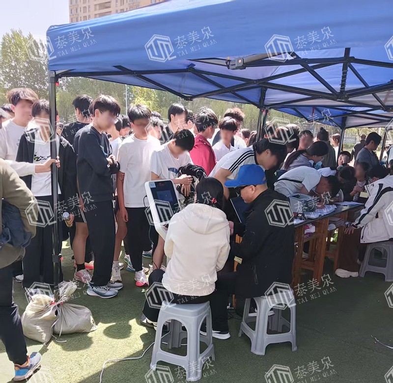 智慧体测助力体育中考，泰美泉四月赴多城“赶考”