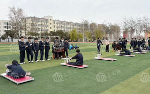 泰美泉为安阳多所中学提供体育中考模拟测试