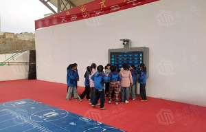 泰美泉定制AI运动终端进驻甘肃白银某小学 泰美泉定制AI运动终端进驻甘肃白银某小学